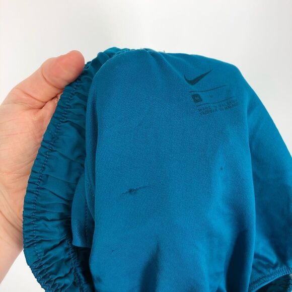 Nike Dri Fit Tempo Running Shorts Womens Medium Blue Polka Dot Lined - Picture 7 of 11